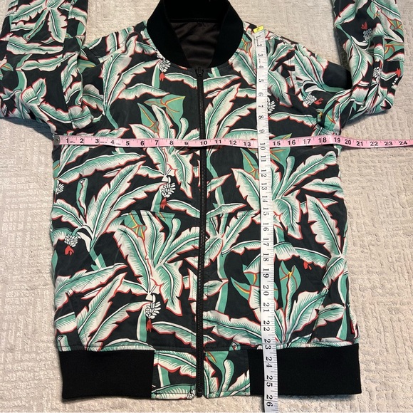 Levi Strauss Reversible Tropical Print Jacket Men's Small - Picture 3 of 9
